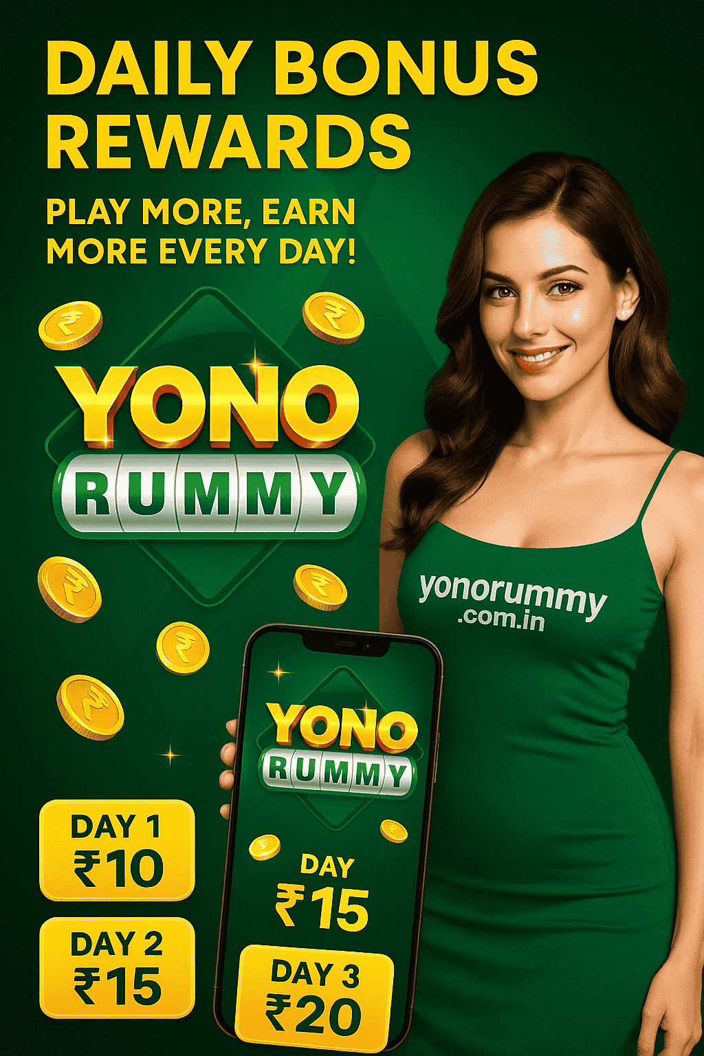 Yono Rummy Bonus Girl